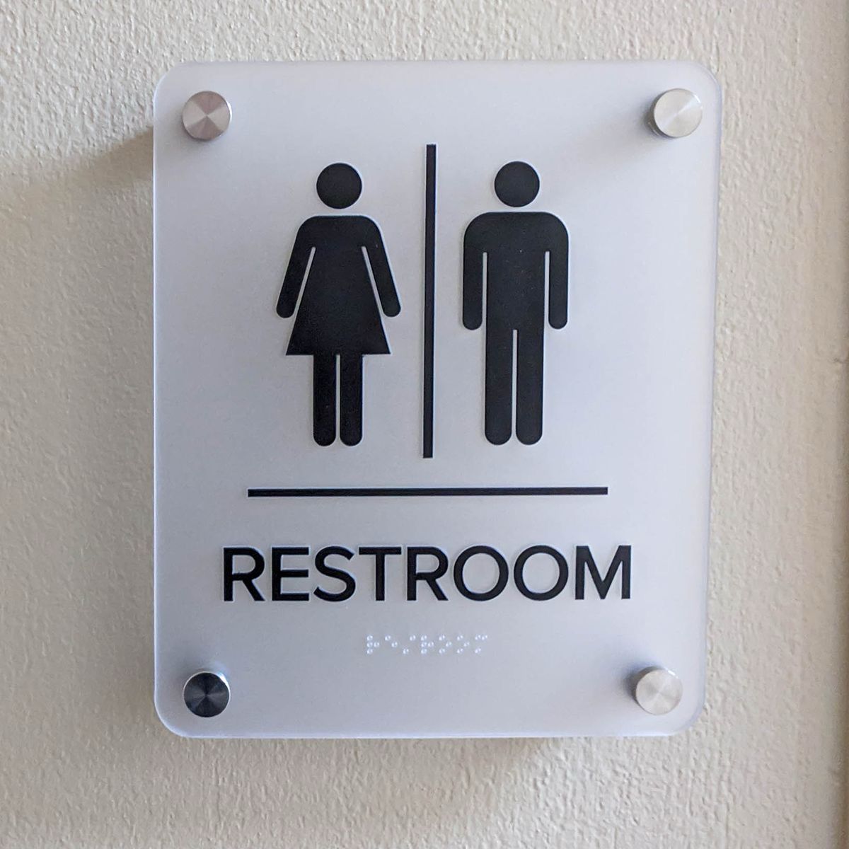 Bathroom Sign - Design 1