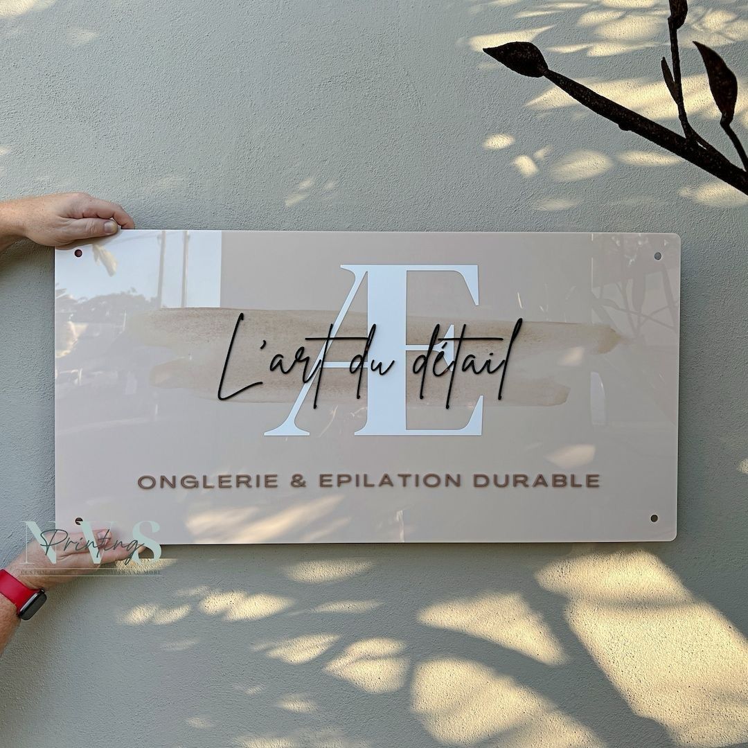 Business Sign (Wall Mounted) - Design 1