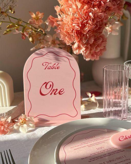 Table Numbers - Design 1