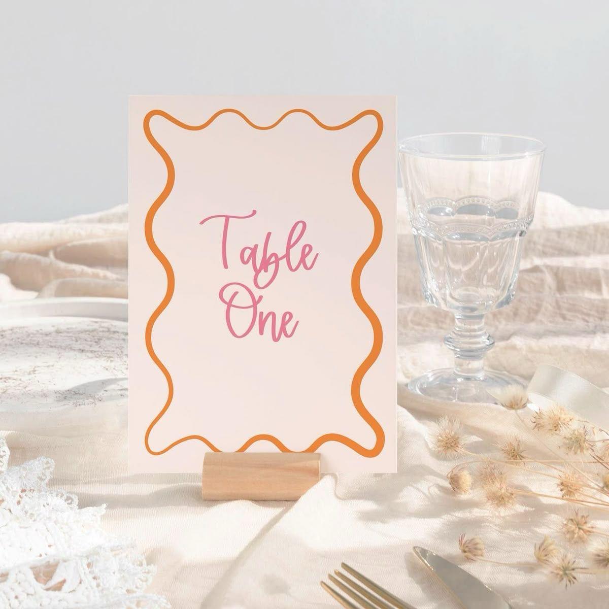 Table Numbers - Design 2