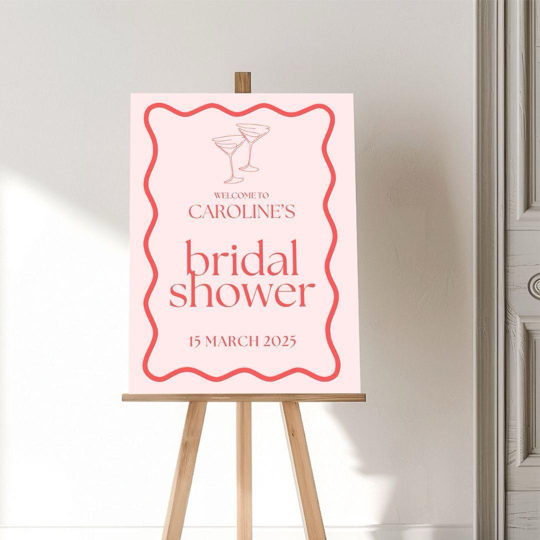 Welcome Sign On Easel - Design 2