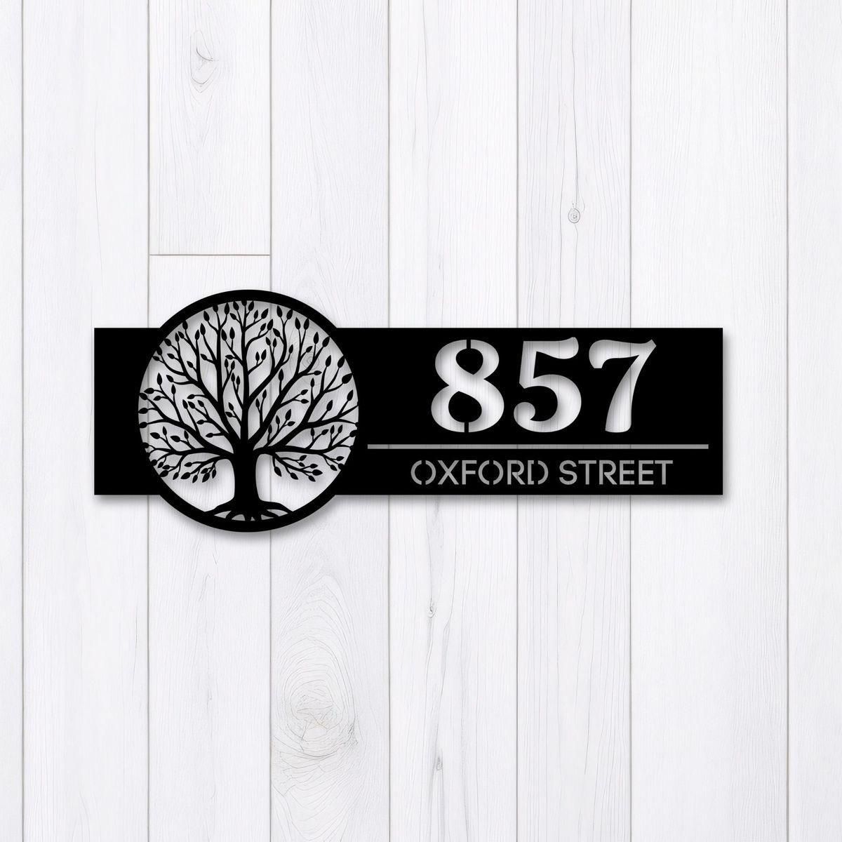 House Number plates - Design 1
