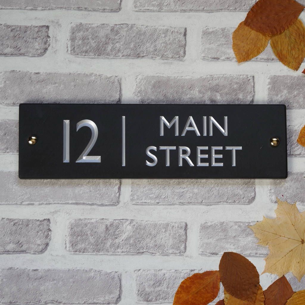 House Number plates - Design 2