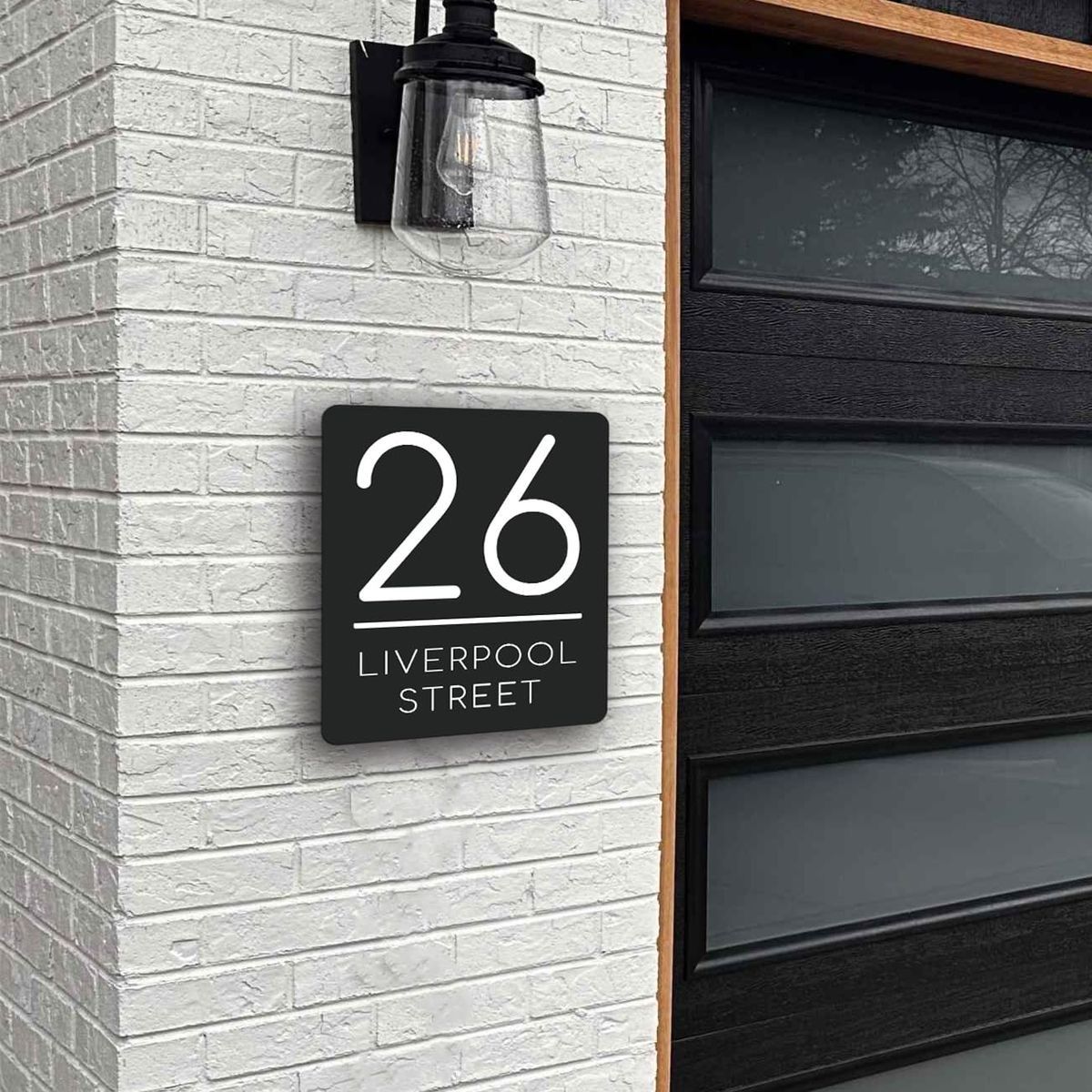 House Number plates - Design 3