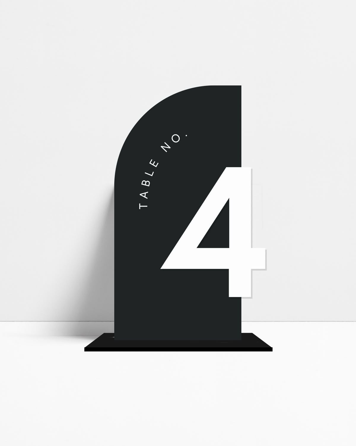 Table number - Design 1
